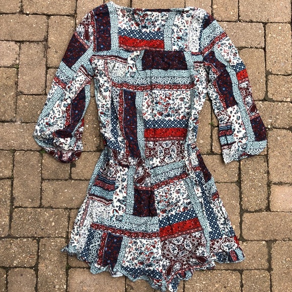Mossimo Patterned Romper - Picture 3 of 3